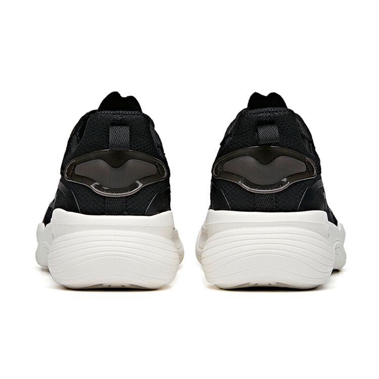 Anta Training Shoes With Shock Absorption And Slip Resistance Women Sneakers Black White 122127720-1