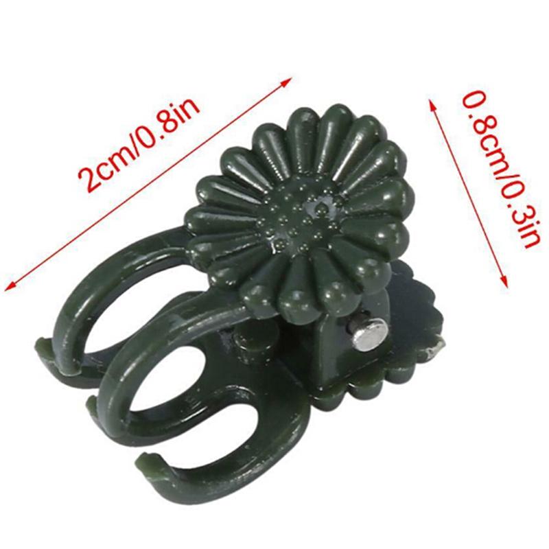 20/30/40Pcs Plant Support Daisy Garden Orchid Clips Vines Grow Upright Clip Set