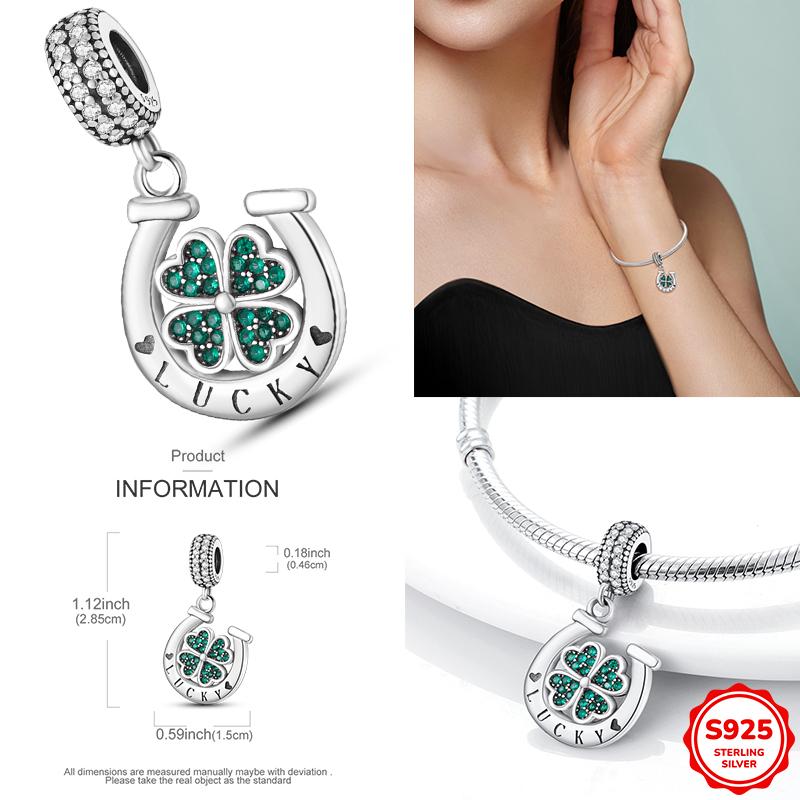 925 Silver Moments Keychain Charm Fit Original Silver Beade Ladies Gift