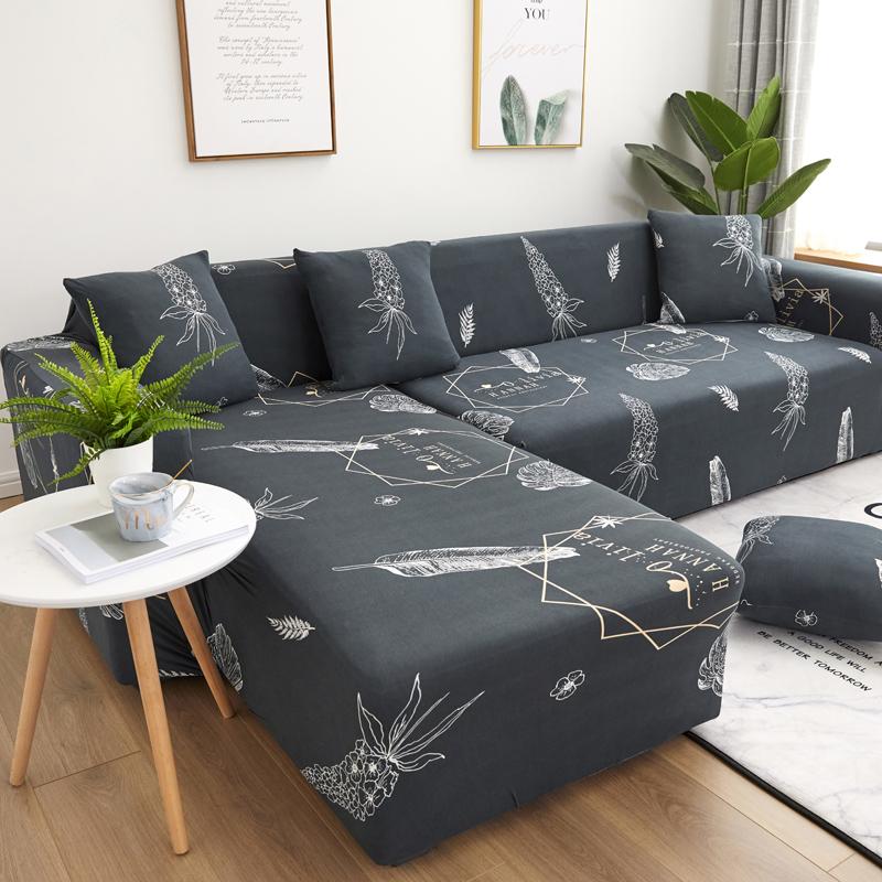 Elastic Sofa Slipcovers Sofa Covers for Living Room Housse Canape 1/2/3/4 Seat Couch Cover Stretch Sectional Furniture Protector