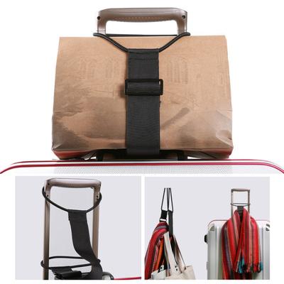 Luggage Strap Elastic Dual Hollow Rings Portable Universal Heavy Duty High Tensile