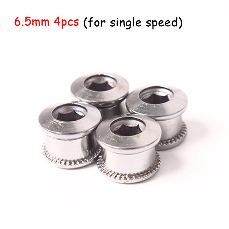 4/5PC Bicycle Chainring Bolt 6.5/8.5mm Bike Chainwheel Crew Mountain Bike Crank Screw Crankset Bolts Bicycle Accesorios