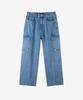 ESN Zipper Cargo Denim Pants V29_Blue