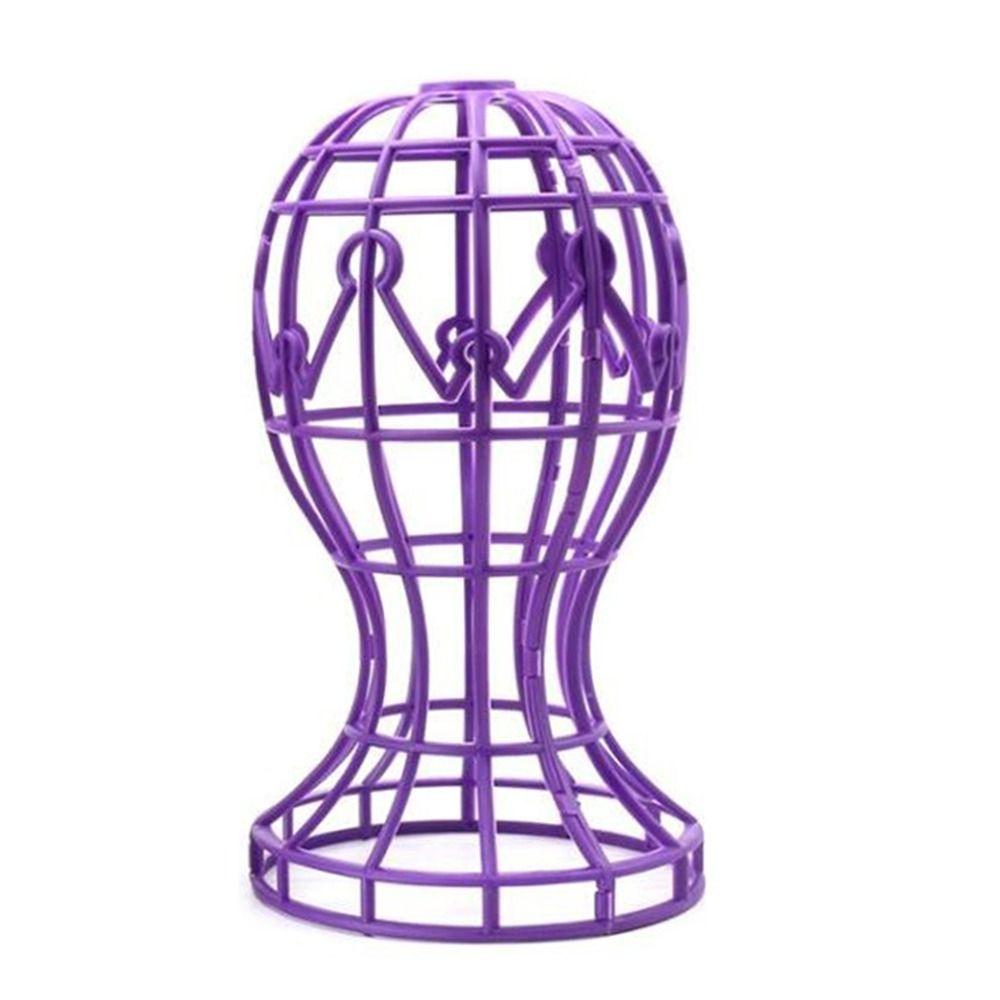 Wig Stand Lantern Shape Holder Foldable Multi-Purpose Wig Accessories Wig Head Stand Storage Rack
