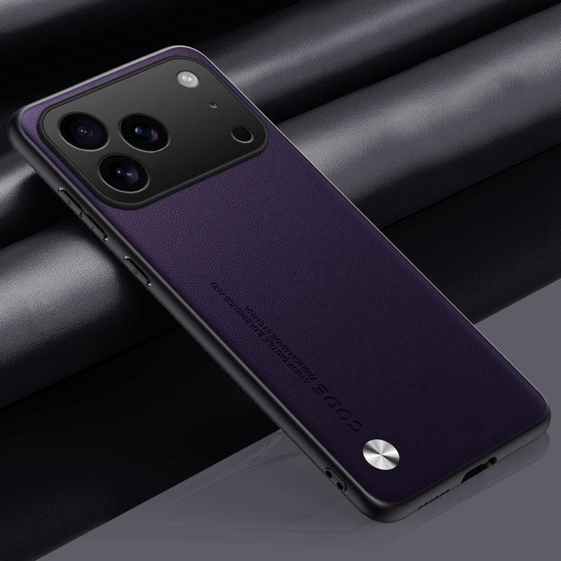 Luxury PU Leather Case For iPhone 17 Pro Max Back Cover Silicone Full Protection Phone Case For iPhone Air iPhone17 Pro 5G Coque