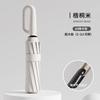 264 bone automatic umbrella for women's weather and rain special folding plus size men's wind-resistant reinforced storm umbrella