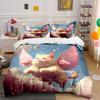 "Angelic Feline In Clouds" Bedding Sets Duvet Covers Pillowcases(1* Duvet Cover 2* Pillowcases Without Duvet Insert)