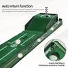 Indoor Golf Putting Mat with Auto-Ball Return & Behind-the-Hole Ball Collector - Putter Alignment Guides At 3, 5 & 7 Feet