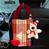 Cute Car Hanging Tissue  Bag Love pattern Vehicle Trash Bin  Car Interior Accessories
