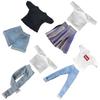 [OLYOLY] 16 Doll (30cm) T-shirt Denim Coordination Set Doll Clothes Dress Up Pants Skirt Shorts Girly Cute Tops Bottoms Miniature Doll Costume Figure