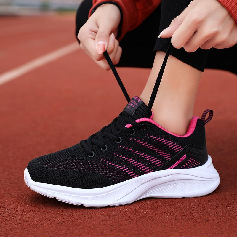 Neue Sportschuhe Frühling und Herbst Mesh atmungsaktiv leicht weiche Sohle super weich täglicher Freizeit-Pendel-Laufschuh