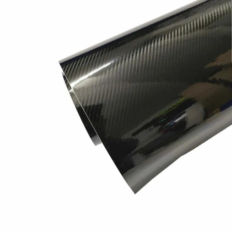 10/30/50*200cmFibra de carbono 5D de alto brilho, filme de vinil para envoltório de motocicleta, adesivos e decalques, acessórios automotivos, estilo de carro