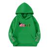 Kinder Langarm Lockerer Pullover Buchstabenaufdruck Kordelzug Kapuzen-Sweatshirt