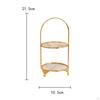 Cake Display Plate Serving Tray Luxury Stand Cupcake Holder for Anniversary Celebr Wedding