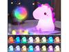 Silicone LED Unicorn Night Light Soft Wireless Unicorn + Remote Control