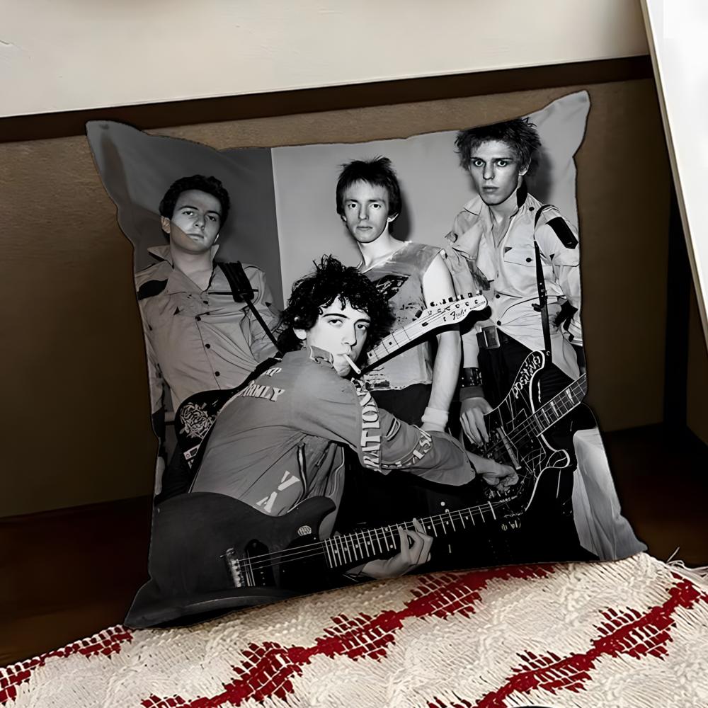 Rock Band The Clash Cushion Cover Reversible Soft Durable Pillow Cover Home Car MultiScene Use for Daily Comfort