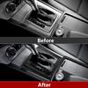 Car Gear Shift Sticker Carbon Fiber For Benz C Class W204 2007 2008 2009 2010 2011 2012 2013 Decoration