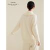 Women's Thickened Cashmere Lapel Zipper Pullover Sweater