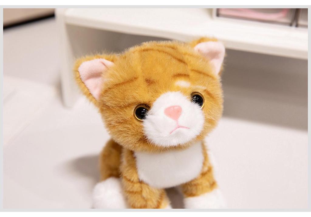 Cute Fluffy Kitten Pendant Plush Charm for Women's Bags & Car Keychains