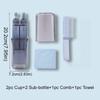6 in 1 Travel Toothbrush Cup Fall-resistant Toothbrush Case Travel Mouthwash Cup  Business Trip
