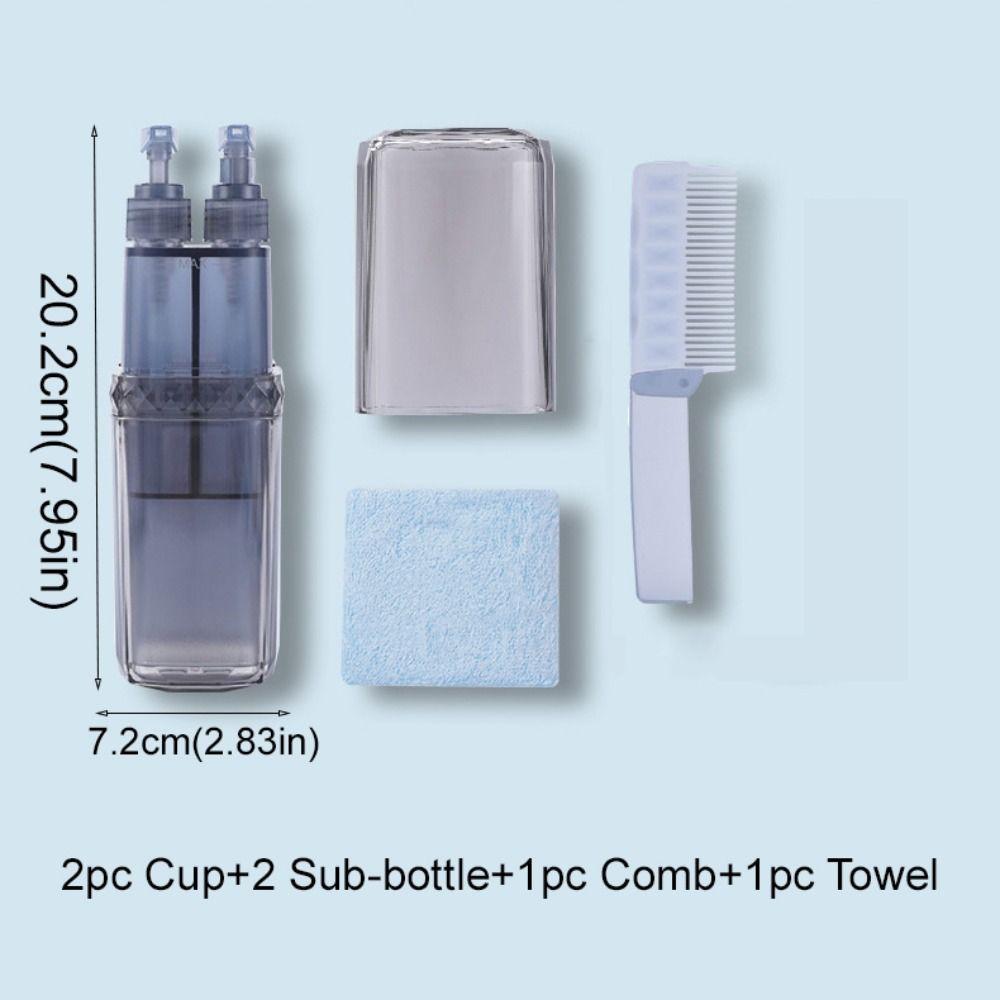6 in 1 Travel Toothbrush Cup Fall-resistant Toothbrush Case Travel Mouthwash Cup  Business Trip