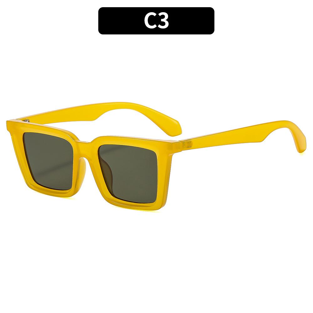 Women's sunglasses men's retro square sunglasses