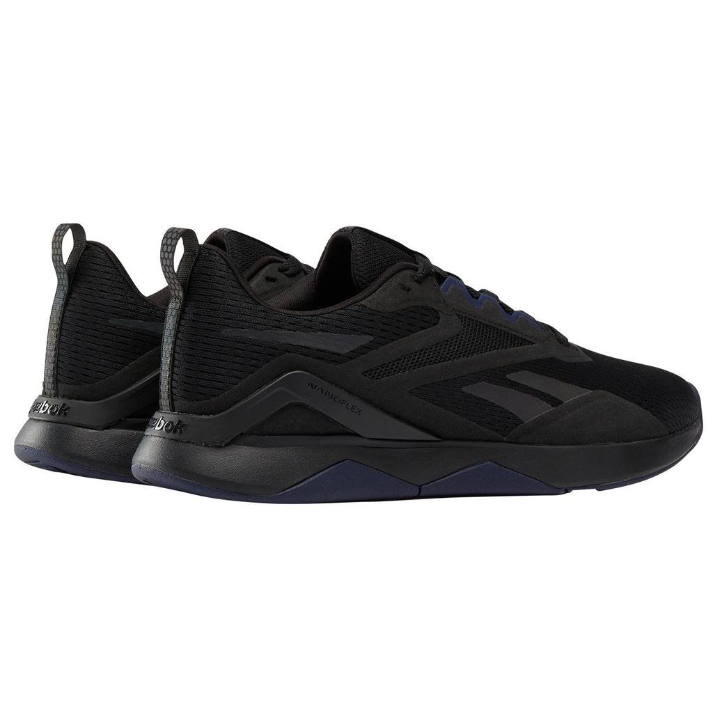Reebok Nanoflex TR 2.0 Black Grey Men Sneakers Grey-6 Vector-Navy 100205402