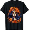 NEW LIMITED! De Los Muertos La Catrina Day of the Dead Sugar Tee - MADE IN USA