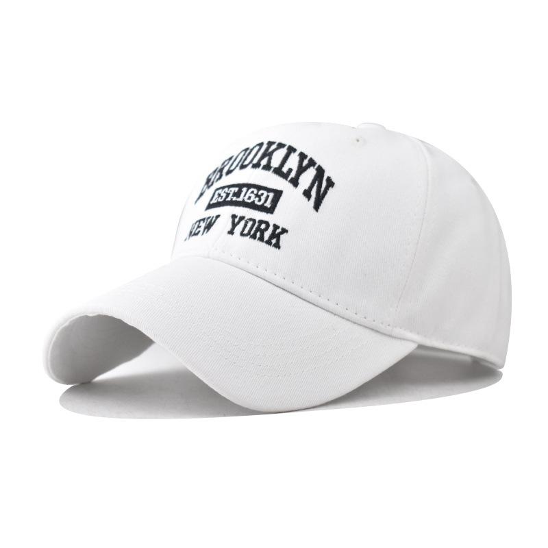 Brooklyn NY Logo Embroidered Adjustable Baseball Cap - Lightweight, Breathable