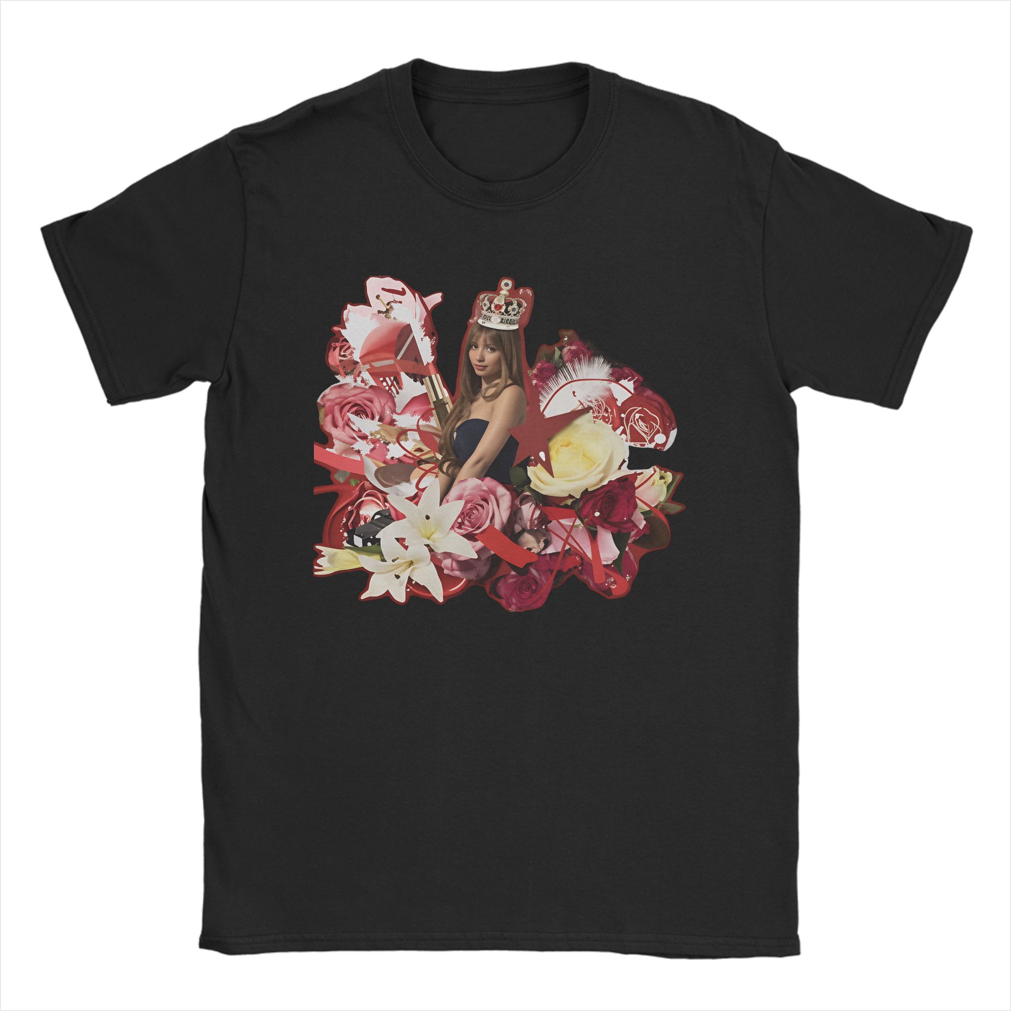

Pink Pantheress Fancy Album TShirt for Men Novelty 100 Cotton Tees Round Collar Short Sleeve T Shirts Graphic Printed Clothes 4XL