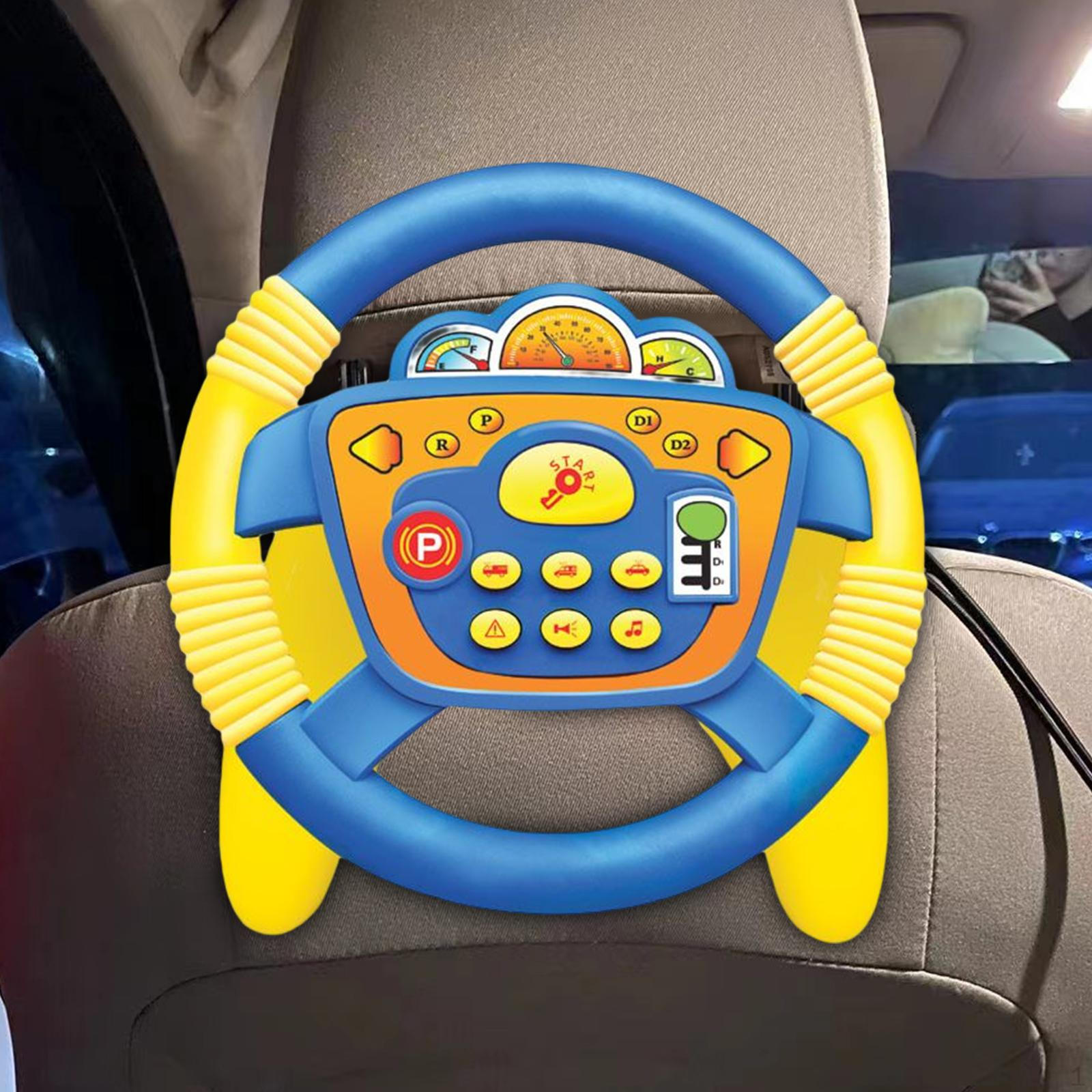 

Игрушки на руль, Машина для вождения на батарейках, Игрушки, Раннее образование для мальчиков, U Base Yellow Blue