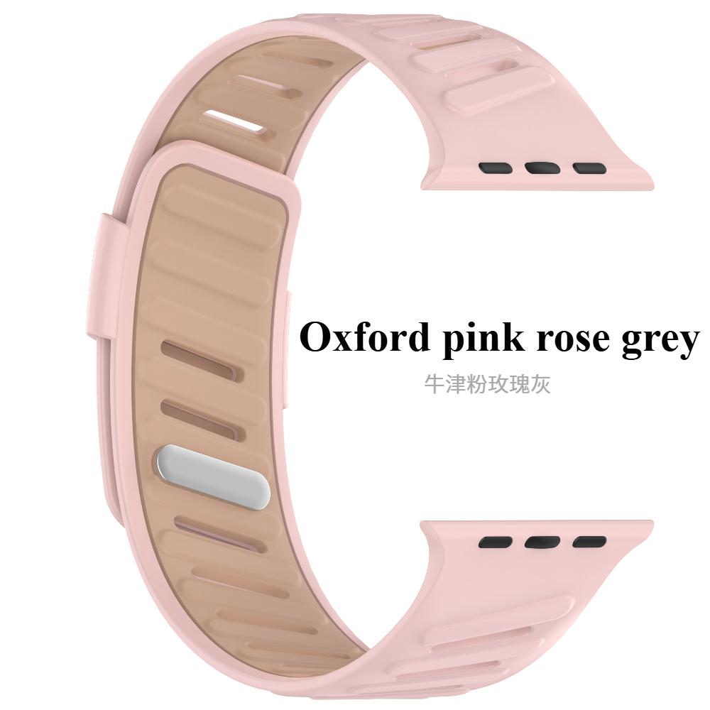 Silicone Sport Band For Apple Watch Ultra 49mm Slanted Buckle Bracelet for iWatch Series 10 46mm 9 8 7 6 5 4 SE 42mm 44mm 45mm Blanted Buckle Strap