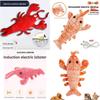 Floppy Lobster Dog Toys Plush Jumping Interactive Toy For Pet Play