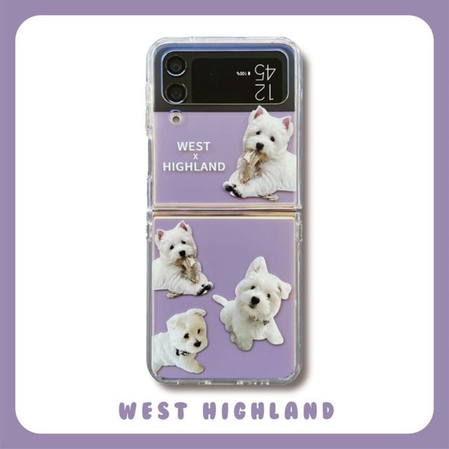 

Для Samsung Z Flip 4 Чехол Милый Щенок Полупрозрачные Складные Чехлы Для Samsung Galaxy Z Flip 3 5g Zflip4 Противоударная Мягкая Задняя Крышка Galaxy Z Flip 3