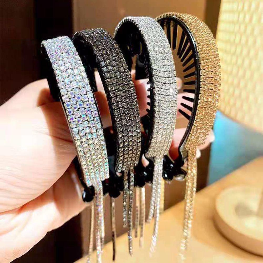 

Maker Simple Tassel Ponytail Buckle Strap Hair Device Female Headwear Korean Style Hair Claw