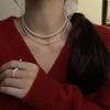 Shijia White Pearl Necklace - Elegant, Fresh, and Luxurious Shell Pearl Chain for Women