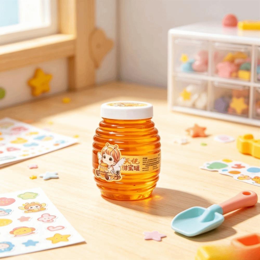 Honey Liquid Honey Slime Toy Stretchy Bubble Putty Toy Fidget Toy Bouncing Mud Toy Kids