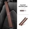 Car Extended Belt Cover Shoulder Pads Leather Seat Belt Cover For Citroen C5 C1 C2 C6 C4L DS3 DS4 DS5 C-Elysee Grand Berlingo and123