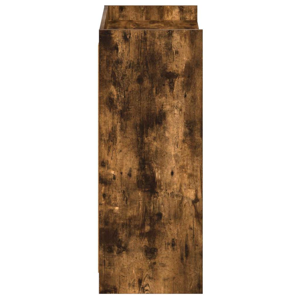 Shoe Cabinet Smoked Oak 73.5 x 36 x 92 cm Engineered Wood