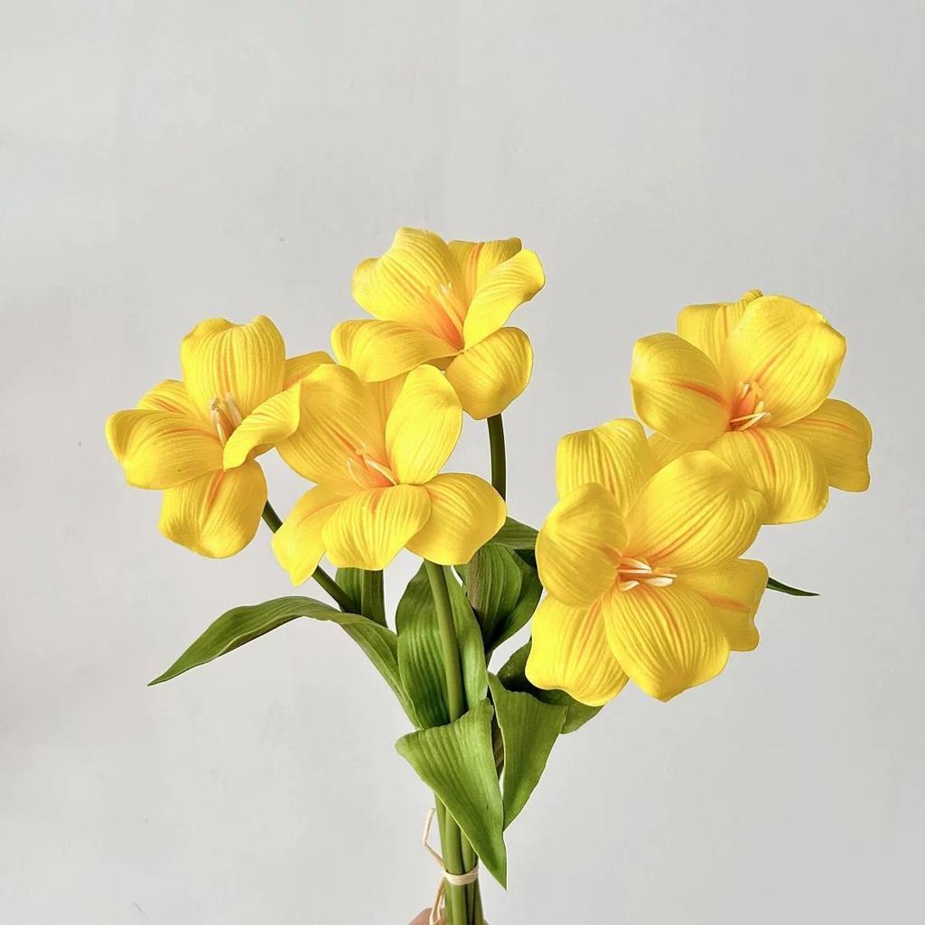 Tulipan Sztuczny Kwiat Salon Dekoracja Domu Ozdoba Sztuczny Kwiat Stół Jadalny Dekoracja Kompozycji Kwiatowej