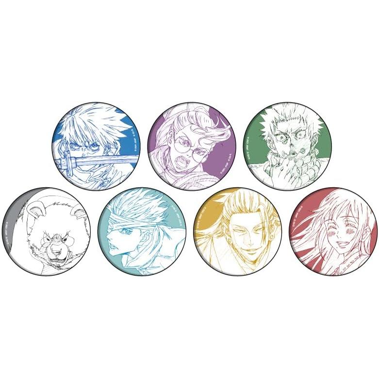 Jujutsu Kaisen the Movie 0 01 Velvet Specification Can Badge 7 Piece BOX