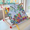 Adjustable Solid Wood Cross-Stitch Embroidery Stand for Desktop or Sofa Use