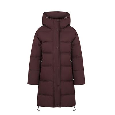 New Women's Long Hooded Cold Thin Jacket Down Cotton Jacket Fashion Versatile Thickened Warm High-quality Fabric Lightweight Jacket