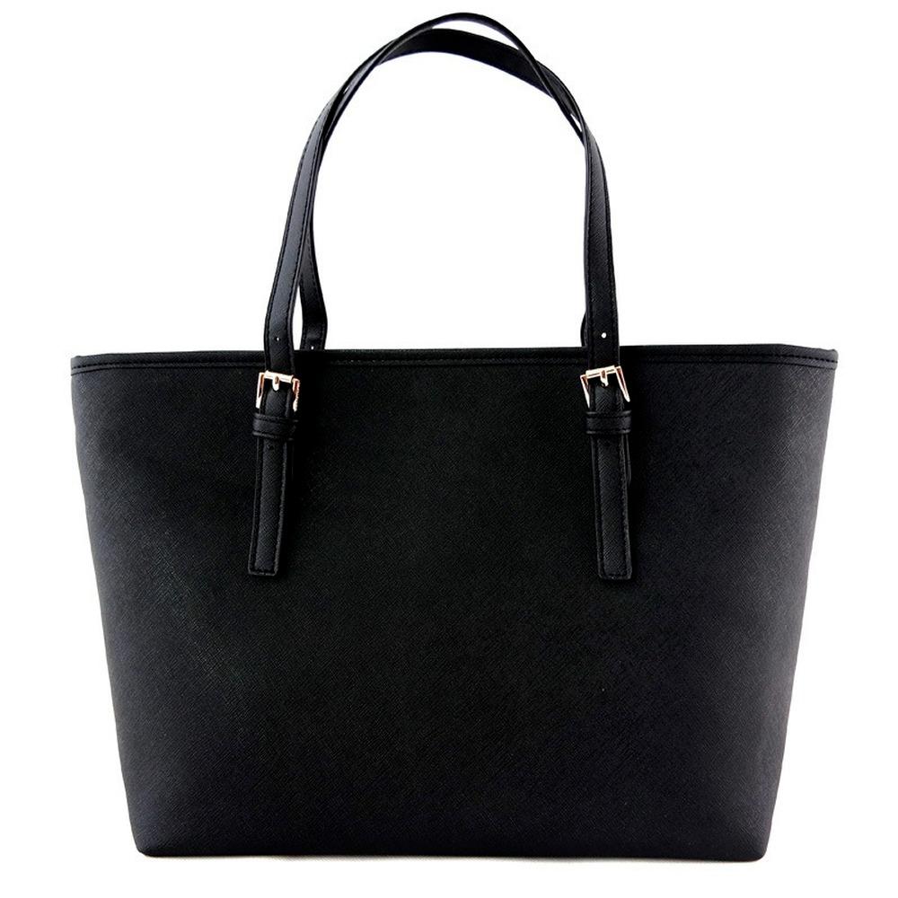 Fashion Lady Handbag Cross Grain Leather Shoulder Shopping Bag