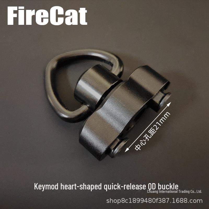 MLOK & KeyMod Rail QD Quick Release Clip for RSA Strap, GBB, 20mm Base Accessories