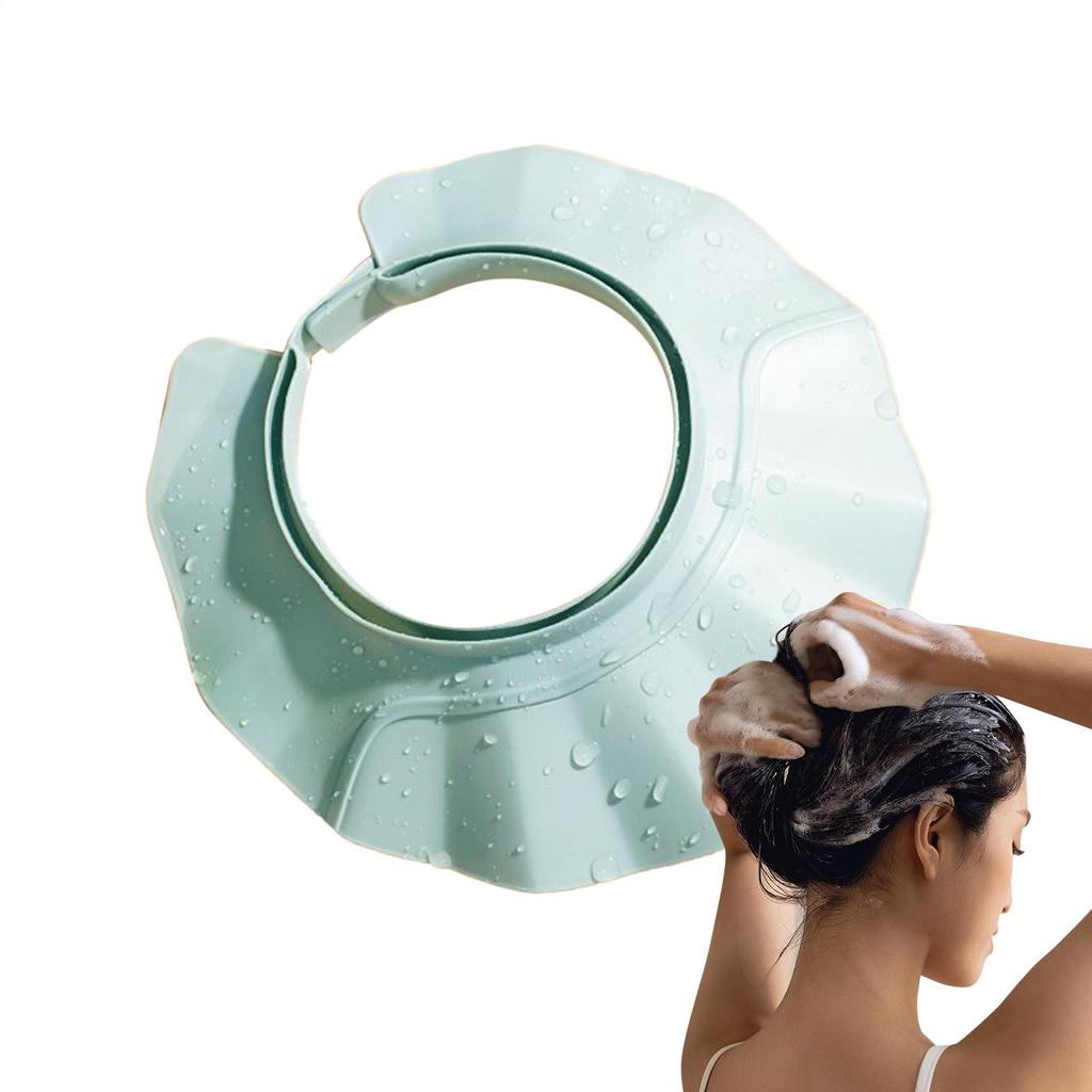 Bath Visor For Toddler Baby Adjustable Shower Caps Splash-Proof Adjustable Shampoo Shower Protection Hat Baby Hair Wash Hat