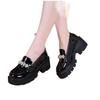 Mary Jane Low-Heeled Loafers 2024: Spring/Autumn Women's Thick-Soled, Height-Increasing, Soft Sponge Cake Sole Shoes