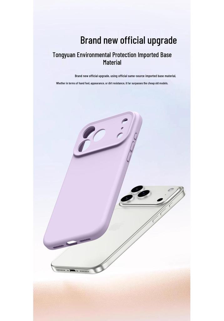 iPhone 17 Pro Max Full Coverage Silicone Case with Integrated Buttons