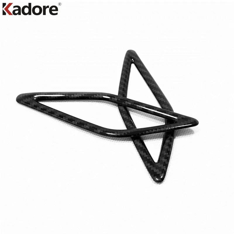 For Volkswagen VW T-Cross Tcross 2018-  Matte Car Front Inner A Pillar Audio Speaker Cover Trim Interior Accessories