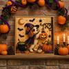 Resin Bead Painting Set Halloween Faux Pearl Kit, Puppy Art DIY Witch Relaxing Projects for Emotions Hat Craft Kit Adults And Teens, Handmade